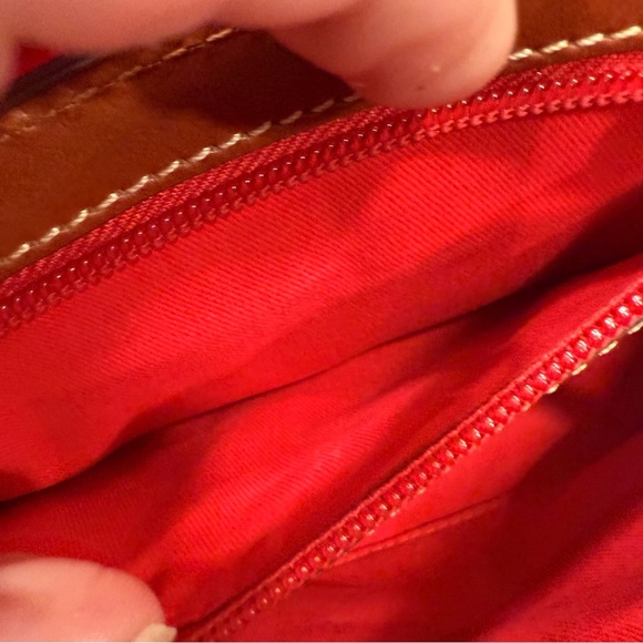 Dooney & Bourke Wexler Navy Pebbled Leather Crossbody Saddle Bag  PRISTINE! - Picture 2 of 16